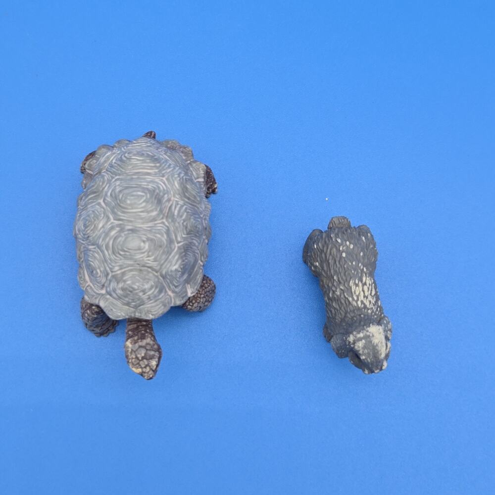 Schleich Tortoise & Hare Figure Set Wildlife Animal Toy Lot 2 PVC - Picture 4 of 8